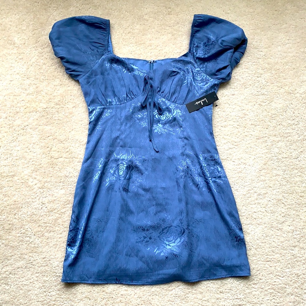 Lulus blue mini dress new
